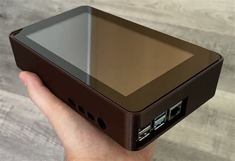 Raspberry Pi 4B box with Raspberry 7'' touch display by Filip Sádovský | Download free STL model ...