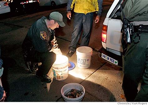 Crab poachers cornered by vigilant game wardens