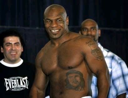 tattooed celebrity: Mike Tyson Tattoos