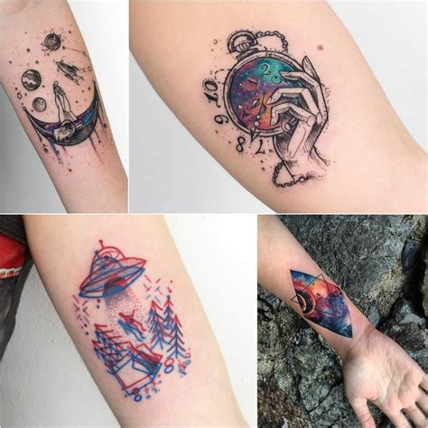 Space Inspired Tattoos - Planet Tattoo Ideas for Men and Women