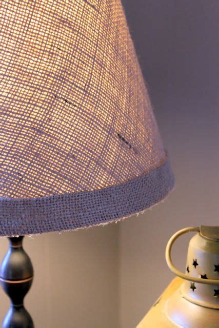 The Cottage Home: Burlap Covered Lamp Shade Tutorial | Burlap lampshade ...