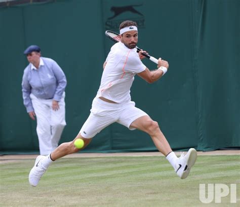 Photo: Grigor Dimitrov Vs Frances Tiafoe at Wimbledon 2023 ...