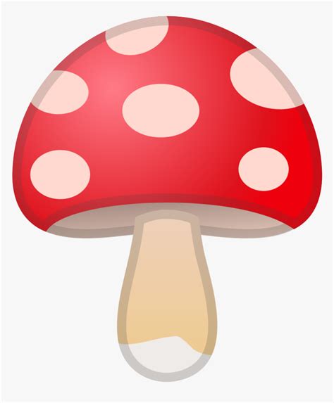 Mushroom,red,polka Art - Emoji Fungo, HD Png Download , Transparent Png Image - PNGitem