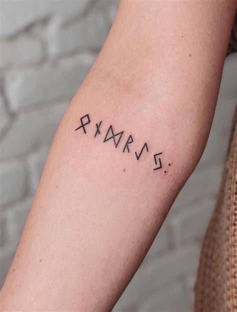 Runes Tattoo: A Delicate & Unique Symbol Of The Individual