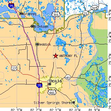 Anthony, Florida (FL) ~ population data, races, housing & economy