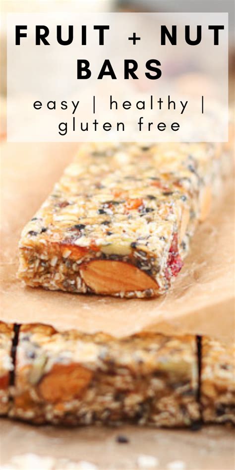 How to make easy, healthy no bake Fruit and Nut Bars! This vegan and gluten free Diy granola bar ...