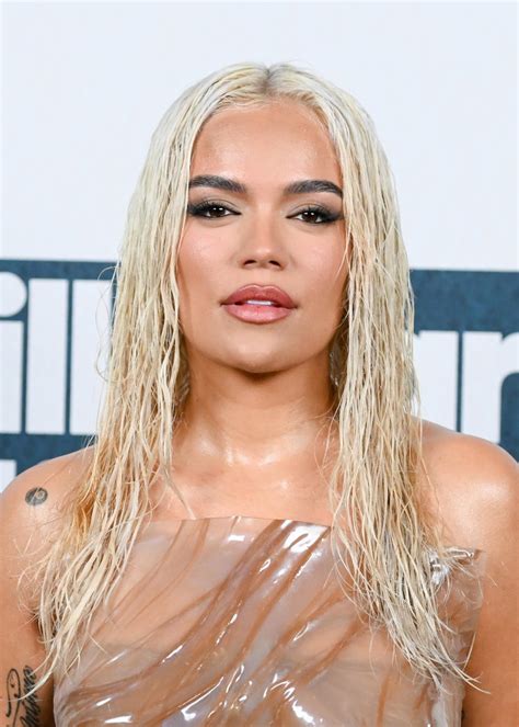 Karol G Wears Wet Look Dress on Billboard Music Awards 2023 Red Carpet - Yahoo Sports