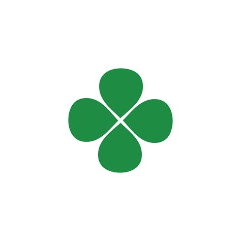 Green Clover Leaf icon Template 13638152 Vector Art at Vecteezy