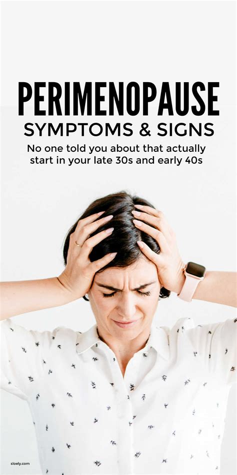 Perimenopause Symptoms and Signs