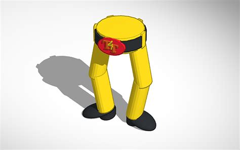 3D design Robo-pants - Tinkercad