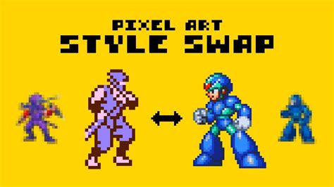 Pixel Art STYLE SWAP! | Ninja Gaiden ⇄ Mega Man X4 - YouTube