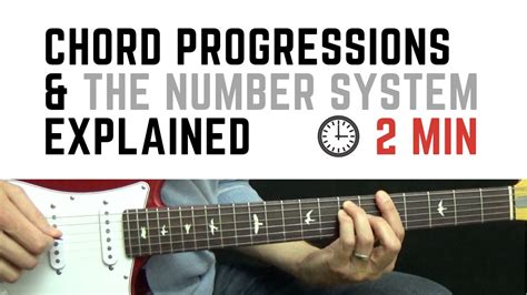 Guitar Chord Progressions and the Number System Explained 🎸🎶 - YouTube