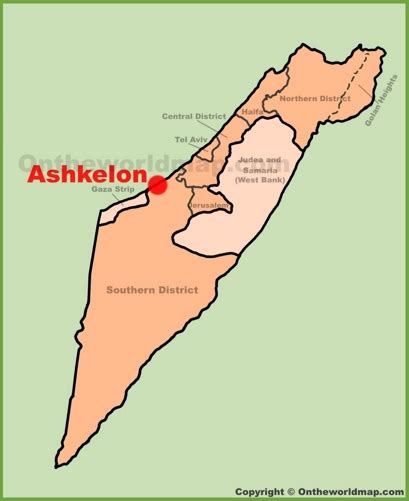 Ashkelon Maps | Israel | Maps of Ashkelon