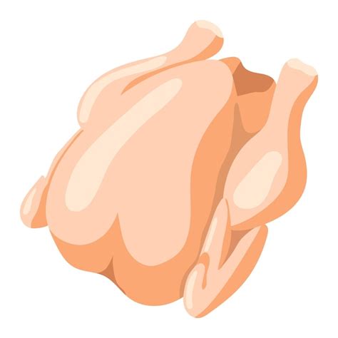 Premium Vector | Chicken meat vector isolated on white background