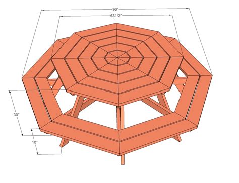 Free Printable Octagon Picnic Table Plans - Free Templates Printable
