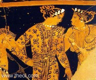 Eris & Themis - Ancient Greek Vase Painting