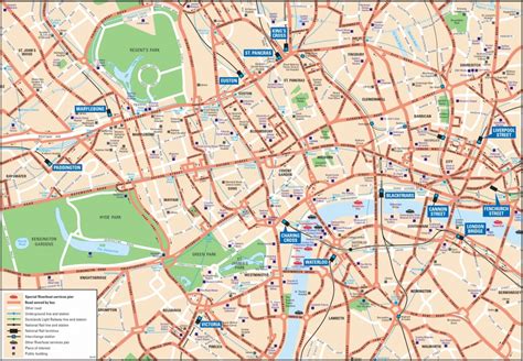 Central London Map Printable - Printable Maps