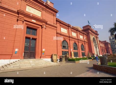 The Museum of Egyptian Antiquities in Cairo Egypt Stock Photo - Alamy