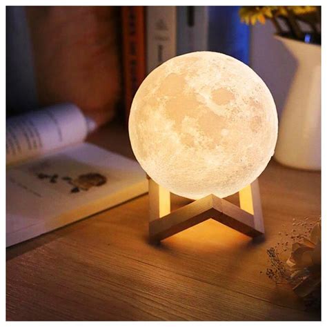 RGB LED Moon Lamp / Night Light YK2302 - 15cm, 1000mAh