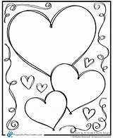 Simple Heart Coloring Pages At GetDrawings  Free Download sketch template
