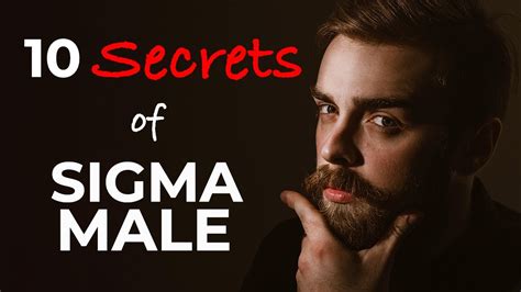 10 Secrets of Sigma Male Anyone Wants to Know - YouTube