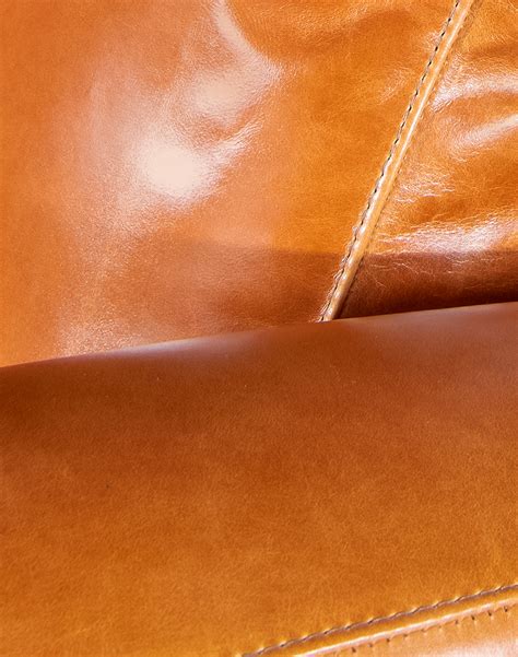 Revolver Cognac Recliner | Leather| American Made - Adobe Interiors