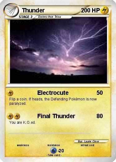 Pokémon Thunder 339 339 - Electrocute - My Pokemon Card