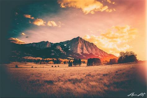 Stunning Mountain Sunrise Colorado Graphic by Alone Art · Creative Fabrica