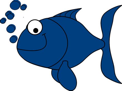 Blue Fish Clip Art at Clker.com - vector clip art online, royalty free & public domain