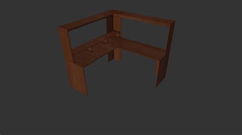 Corner Desk - Download Free 3D model by Zevek [b3c9ec7] - Sketchfab