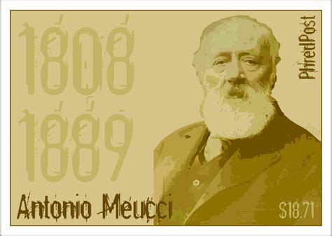 PhredPost Artistamps — Antonio Meucci, inventor of the telephone