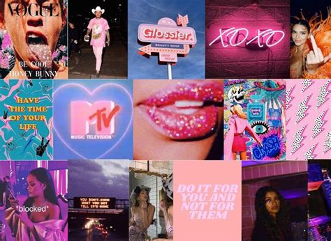 Boujee Aesthetic Collage Wallpaper Laptop - Laisse moidessiner