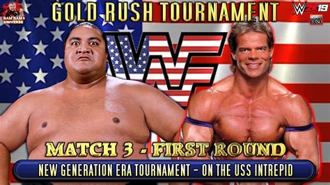 GOLD RUSH TOURNAMENT | Yokozuna VS. Lex Luger | MATCH 3 | 2K19 Gameplay ...