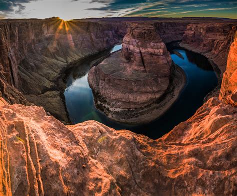 Sunset at Horseshoe Bend, Arizona [2048x1693](OC) : r/EarthPorn