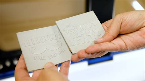 Laser Engraved Odorless Rubber Stamps