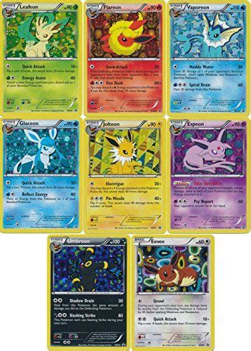 Pokemon - BW Promo - Eeveelutions Master Set (8 Pokemon Cards) ft. Umbreon, Glaceon, Leafeon ...