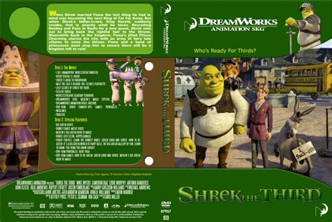 Shrek The Third - Movie DVD Custom Covers - Shrek 3 :: DVD Covers