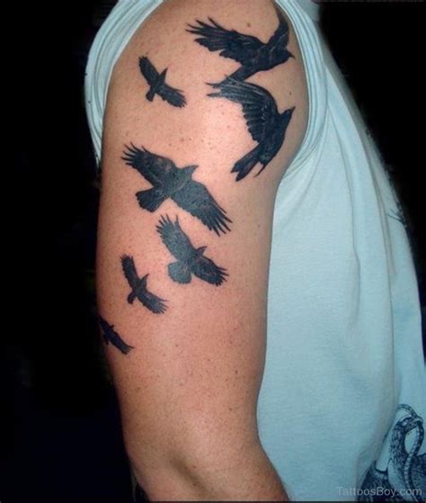 Flying Crows Tattoo | Tattoo Designs, Tattoo Pictures