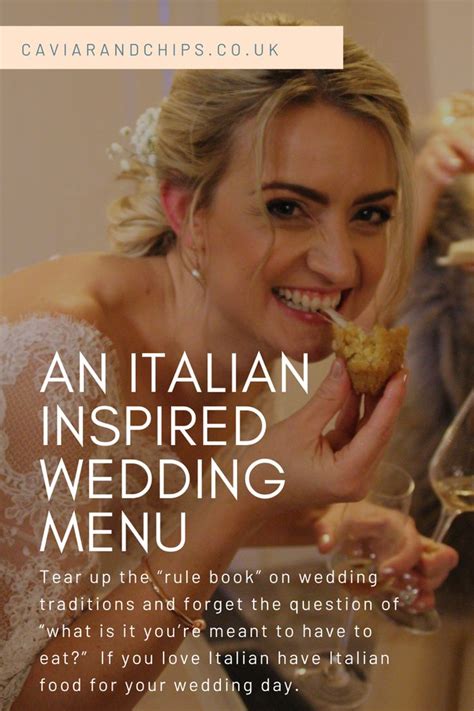 An Italian inspired wedding menu | Wedding food menu, Wedding buffet food, Vegetarian wedding menu