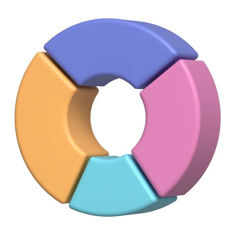 Pie chart diagram 3d 19990673 PNG