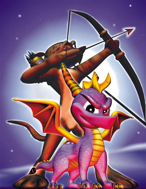 Spyro 2: Ripto's Rage! (1999) promotional art - MobyGames