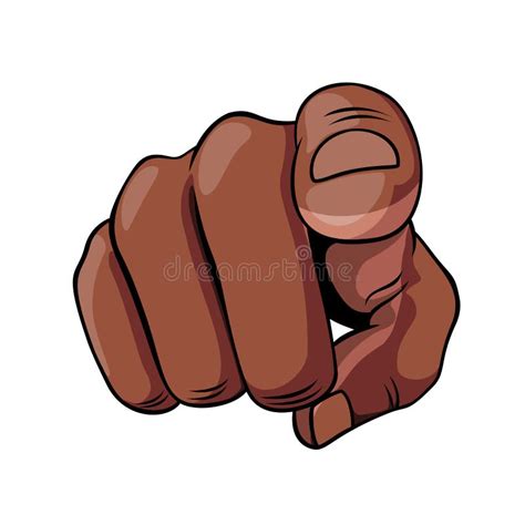 Pointer Finger stock vector. Illustration of cartoon - 166254656