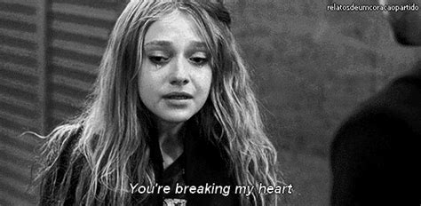 Dakota Fanning Crying Because Of a Broken Heart Sad Gif