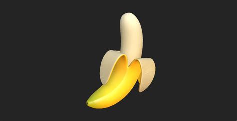 Banana cartoon 3D model - TurboSquid 1424090