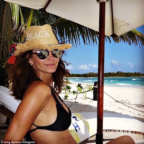 Greg Norman shares a photo of his bikini-clad wife Kirsten Kutner on her 50th birthday | Daily ...