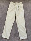 DOCKERS Pants Mens 34x36 Khaki No Wrinkle Twill Pleated Classic Fit ...