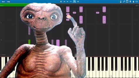 ET : The Extra Terrestrial Theme Song - Piano Tutorial - John Williams - YouTube