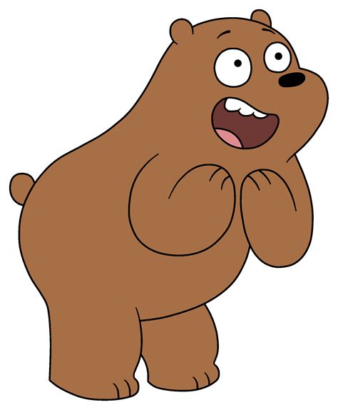 Cute Grizzly Bear Cartoon