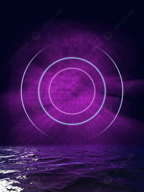 Purple Dark Style Circle Background Gradient Water Wave Background Wallpaper Image For Free ...