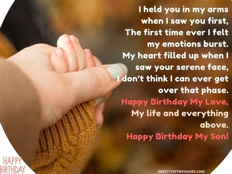 first birthday wishes for baby boy from mother - Heartwarming Blogger Photographs